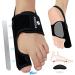 Bunion Corrector for Women & Men with Arch Support for Plantar Fasciitis Relief Upgraded Bunion Fix Hallux Valgus Correction Bunion Relief Big Toe Straightener Flat Foot Brace - Left Black-Left