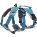 Belpro multi-purpose dog harness no breakdown no pulling reflective adjustable vest with durable handle dog dishes for large/active dogs (blue L) L (1 Pack) blue