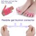 Sibba Gel Toe Separator 4 Pcs - Pedicure Toe Separators for Men and Women - Washable Toenail Dividers - Nail Polish Toe Spacers - 2 Pairs (Pink & Purple) - Buy Online on GoSupps.com