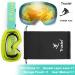 Trusiel Ski Goggles for Men & Women - Anti-Fog OTG UV400 Protection Helmet-Compatible - Green - Buy Online on GoSupps.com