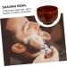 Frcolor 3-Piece Shaving Bowl Set | Wooden Cup for Men | Perfect for Shaving Cream & Foam - International Shipping - Buy Online on GoSupps.com