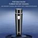 Mini Electric Razor for Men | Portable USB Rechargeable Waterproof Shaver & Beard Trimmer - Perfect for Home & Travel (Blue - Buy Online on GoSupps.com