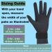 Copper Infused Compression Arthritis Gloves for Women Men - 2 Pairs Full Finger Support with Strap, Small-Medium Black - Buy Online on GoSupps.com