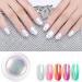 Nail Mirror Powder - Shiny Neon Effect Glitter for Chameleon & Mermaid Nail Art | International Shipping Available - Buy Online on GoSupps.com