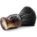 Edwin Jagger Classic Black Synthetic Fibre Shaving Brush - Eco-Friendly Vegan Exfoliating Brush for Men and Women - Buy Online on GoSupps.com