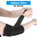 Elbow Compression Sleeve with Removable Strap - Support for Men & Women | Ulnar Nerve Tendonitis & Golfer's Elbow Brace - Buy Online on GoSupps.com