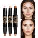 2-in-1 Dual Head Contour Stick Highlight and Contour Stick Long Lasting Waterproof Contour Stick Set (01) - Buy Online on GoSupps.com