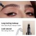 Double Ended Eyebrow Pencil with 4 Tips Micro Head 3D Waterproof Micro Brow Pencil Effortless Natural Looking Eyebrows Black HS - Buy Online on GoSupps.com