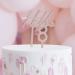 Ginger Ray Rose Gold Acrylic Hello 18 Birthday Cake Milestone Topper