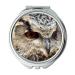 YENDOSTEEN Mirror makeup mirror owl eggs owl bird pocket mirror portable mirror
