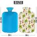 Cute Monkey Heat Bottle with Fluffy Cover | 2L Hot Water Bottle for Cozy Nights & Pain Relief | Perfect for All Ages - Buy Online on GoSupps.com