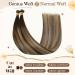 Buy Hetto Genius Treat Extensions | Real Hair #4/27/4 | Chocolate Brown to Caramel Blonde | 25g 60cm | Virgin Remy Hair - Buy Online on GoSupps.com