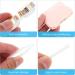 Milist Portable Contact Lens Case Kit with Mirror - Pink Contact Lens Organizer for School Home & Travel - Buy Online on GoSupps.com