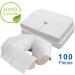 EARTHLITE Disposable Face Cradle Covers 100 Count - Medical-Grade, Ultra Soft, Luxurious Massage Table/Chair Headrest Covers - Buy Online on GoSupps.com