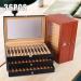 Pen Display case 3-Layer Fountain Pen Display Box 36 Slot Pen Storage Box PU Leather Glass Cover Modern Fashion Fountain Pen Collection Box Display Gifts Available in Two Options (Color : 36 Slot 36 Slot Orange - Buy Online on GoSupps.com