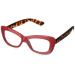A.J. Morgan womens Crushed Reading Glasses Red/Tort 3 US