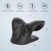 Neck Stretcher for Pain Relief - Cervical Traction Device Pillow for Muscle Relaxation and TMJ Pain Relief in Black - Buy Online on GoSupps.com