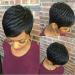 Gabrielle Short Human Hair Pixie Cut Wigs 100% Human Hair Cute Wig Short Pixie Wigs for Black Women Natural Boy Cut Wigs (Pixie Cut  1B)