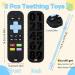 Silicone Remote Teething Toy with Pacifier Clip for Babies 3-12 Months - Sensory Chew Toy for Infant Toddlers - Black - Buy Online on GoSupps.com