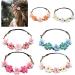 Flower Crown Headband Wreath - Bridal Hair Accessories for Weddings Festivals & Photography | 6 PCs - Buy Online on GoSupps.com
