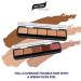 Graftobian HD Glamour Cr me Foundation Palette - Highlight & Contour Light | 5 Color Cream Makeup Palette for Full Coverage and Definition - Light Skin Tones - Buy Online on GoSupps.com