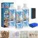 Stone Crystal Plating Agent Marble Cleaner Stone Stain Remover and Renovator Stone Nano Crystal-Plating Agent Stone Crystal Plating Brighten Luster Agent (3PCS)