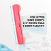 3 Hole Punch Pink  Portable Hole Puncher for 3 Ring Binder  5 Sheets Capacity  Removable Chip Tray  10  Ruler for School  Office  Also Available in Purple  Blue  Green  Red  Grey  1 Pc-by Enday - Buy Online on GoSupps.com