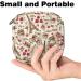 Retro Paris Eiffel Tower Menstrual Bag - Portable Sanitary Napkin & Cup Storage for Teens & Women - Buy Online on GoSupps.com