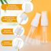 Buy 6 Small 20ml Transparent Spray Bottles - Perfect for Travel Liquid Cosmetics & Cleaning | Durable Plastic Fine Mist Spray Containers - Buy Online on GoSupps.com