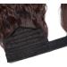 26 Inch Ombre Curly Wrap Around Ponytail Hair Extension - Synthetic Yaki Ponytail in Natural Black & Dark Auburn - Buy Online on GoSupps.com