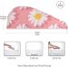 Pink Daisy Hair Towel 2 Pack | Super Absorbent Quick Dry Hair Turbans for Women & Girls - Ideal for International Shipping - Buy Online on GoSupps.com