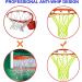 Nightlight Basketball Net  Glow in The Dark Basketball Net  Basketball Hoop Net Replacement  Anti Whip Net Heavy duty basketball net  Luminous Basketball Net  basketball net Outdoor Sun Powered Sports - Buy Online on GoSupps.com