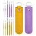Pleteffect Ear Cleaner The Most Professional Ear Cleaning Master in 2024 Earwax Cleaning Tool Set (available in Multiple Colors)(Purple+yellow)