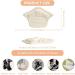 4 Pairs Heel Guards for Loose Shoes - Back of Heel Cushion Inserts - Reusable Adhesive Liners for Improved Shoe Fit & Comfort (4 Black) - Buy Online on GoSupps.com
