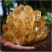 Natural Raw Citrine Quartz Stone Crystal Cluster Yellow Stones Specimen Home Decoration 1pcs Crystal Cluster (Size : 450-550g) - Buy Online on GoSupps.com