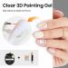 MIZHSE Solid Nail Builder Gel and 3D Nail Gel Kit All in 1 Kits with Chrome Powder and Silicone Nail Art Sculpture Pen Clear Gel Nail Extension 3D Sculpting Gel for Nails Strengthen Gel for Nails Art - Buy Online on GoSupps.com