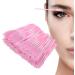 Mascara Brush Disposable Eyelashes Brush Hygienic Fiber Brush Head for Women Female(Pink) - Buy Online on GoSupps.com