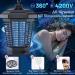 Bug Zapper Outdoor 4200V Electric Mosquito Zapper Indoor 2 in 1 Waterproof Bug Killer Lantern with Power Cord High Powered Fly Trap for Home Backyard Patio Garden Camp Site - Buy Online on GoSupps.com