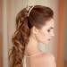 6-Piece Champagne Pearl Hair Claw Clips Set - Retro Non-Slip Barrettes for Women and Girls - Buy Online on GoSupps.com