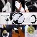 Paxcoo 20 Pairs White Cotton Gloves for Dry Hands, Eczema, Cosmetic Moisturizing - Medium Size - Buy Online on GoSupps.com