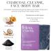 Cleo+Coco Cleanse Bar - Activated Charcoal Face and Body Soap, Zero Waste, Aluminum Free - Lavender Vanilla 5.5oz - Buy Online on GoSupps.com
