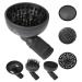 Cic Universal Diffuser 3-in-1 Collections Hair Diffuser Attachment - Professional Salon Tool for Thick, Curly and Wavy Hair, Quick Drying and Gain Volume Without Frizz (Serum is sold separate)