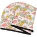 Buy Hair Towel Wrap - Quick Drying Turban with Button - Tropical Pink Flamingo & Pineapple Design - Perfect for International Shipping - Buy Online on GoSupps.com