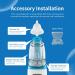 Rechargeable Electric Baby Nasal Aspirator | Adjustable 3 Levels Suction | Booger Sucker for Baby with 8 Light Modes & Nursery Rhymes - Buy Online on GoSupps.com