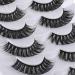 Russian Cat Eye Faux Mink Strip Lashes - Natural, Fluffy, Wispy & D Curl False Eyelashes for Extension-Like Look | Pesta as Postizas - Buy Online on GoSupps.com