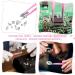 3-Piece Stainless Steel Lashes Tweezers Set with White Bag - Curved and Straight Eyelash Extension Tools for Women and Girls - Buy Online on GoSupps.com