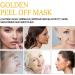 Gold Foil Peel-Off Mask 98% Gold Peel Off Mask Gold Facial Mask Anti-Aging Deep Cleansing Reduces Fine Lines& Wrinkles Great for All Skin - Buy Online on GoSupps.com