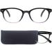 Stylish Women Reading Glasses 3.5, 3 Pair Set with Spring Hinge Designs +3.50 Black Readers for Fashionable Ladies - Includes Reading Pouch - Buy Online on GoSupps.com