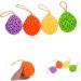 8 Pcs Healeved Honeycomb Bath Scrubbers | Exfoliating Shower Sponge Set for Body Care & Skin Massaging | Best Bath Cleaning Tools - Buy Online on GoSupps.com
