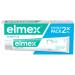 Elmex toothpaste sensitive teeth 2 packs with 75 ml i with aminofluoride i gentle cleaning i strengthens your teeth and protects you from caries
